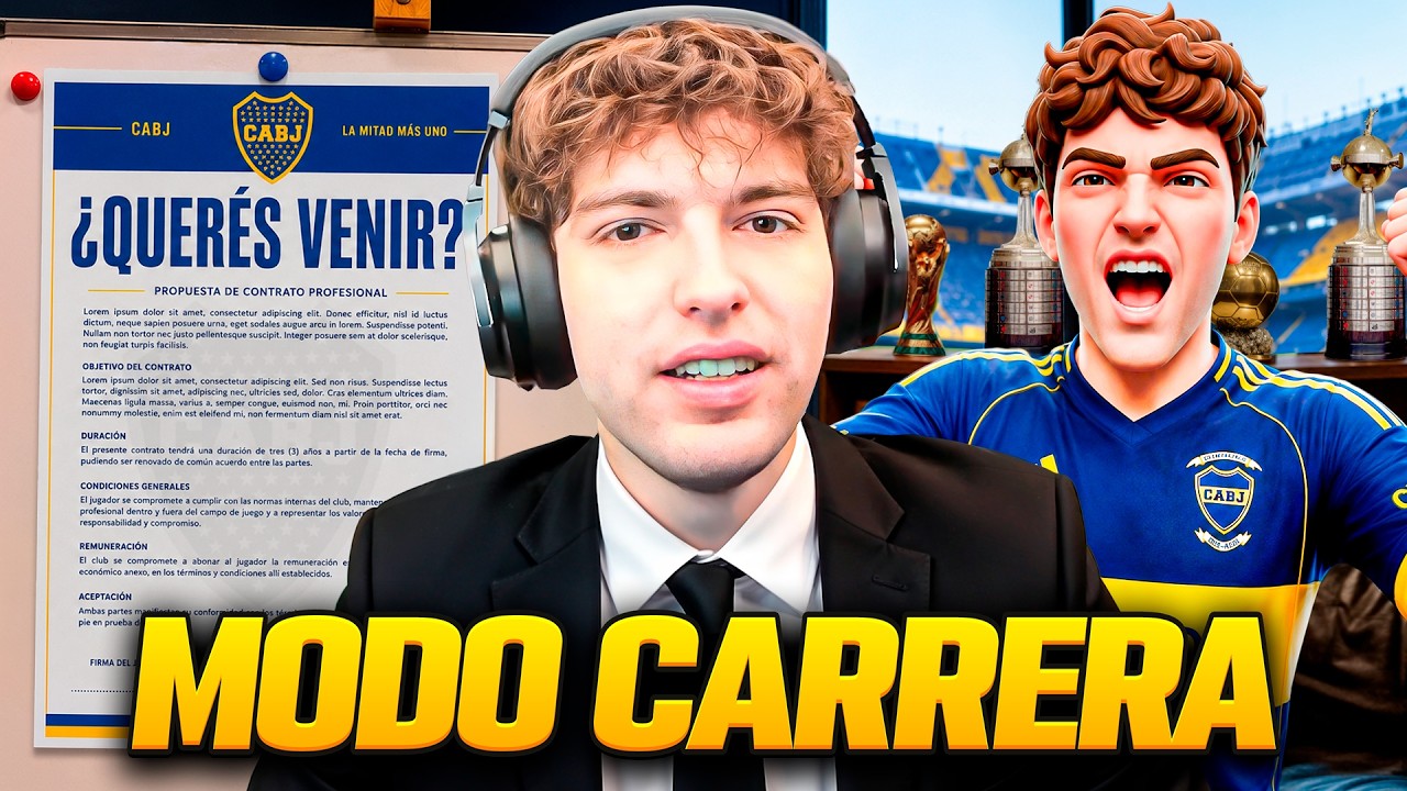 DAVOO XENEIZE SIMULA SU CARRERA EN ''EL IDOLO'': ME CONTRATA BOCA JUNIORS!!! JUEVO NUEVO