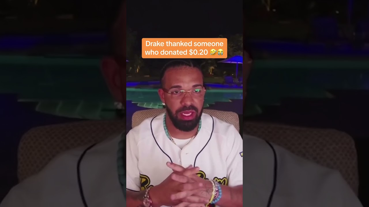 Watch Someone donated 20 Cents to Drake during his stream 😂 on YouTube Watch Someone donated 20 Cents to Drake during his stream 😂 on YouTube