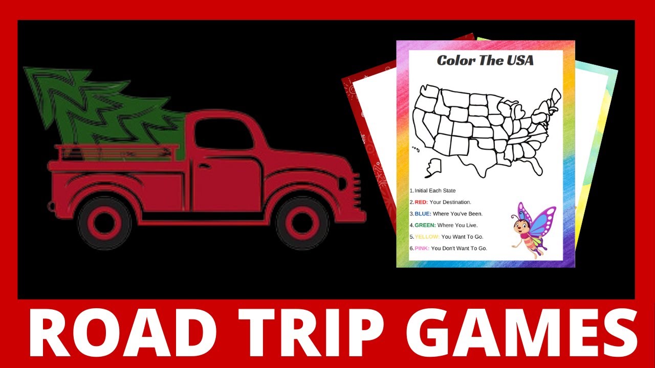 How To Make Road Trip Printables Quick &amp; Easy - YouTube