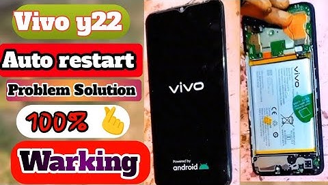 Vivo y22 Auto Restart Problem 100%Solution @mk_repairing #vivo #autorestart