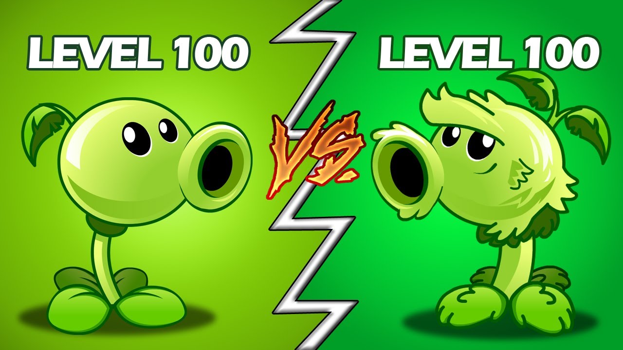 Plants Vs Zombies 2 Lanzaguisantes Nivel 100 Vs Lanzaguisantes ...