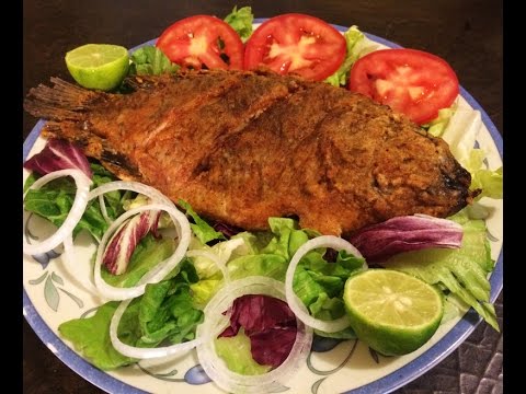 Vídeo: Ensalada De Pescado Frito - Receta Con Foto