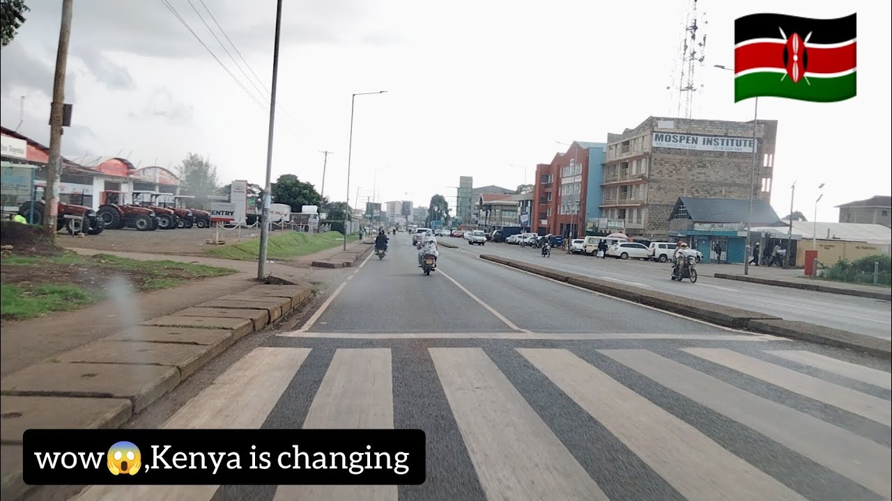OMG!😱,KENYA IS CHANGING, BEAUTIFUL DRIVE THROUGH THE GREEN CITY KERICHO KENYA 🇰🇪.