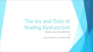 The Ins and Outs of Voiding Dysfunction
