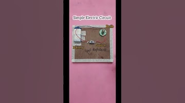 working model of simple electric circuit #shorts #circuit #science #model