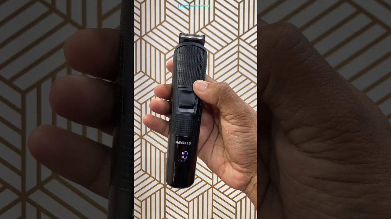 Best trimmer for men under ₹999/- HAVELLS BT4441 Trimmer 120 min Runtime 9 LengthSettings (Black)