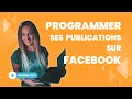 Tuto  programmer ses publications facebook avec meta business suite 