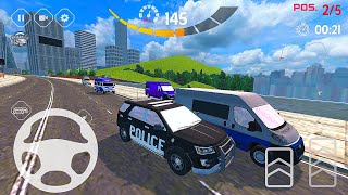Polis Arabası Yarış Oyunu - Police Van Racing Game 3D - New Games 2021 - Android Gameplay screenshot 2
