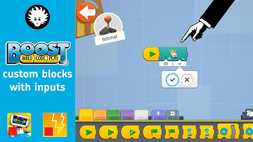 How to create LEGO BOOST composite blocks with inputs - COMPLETE TUTORIAL