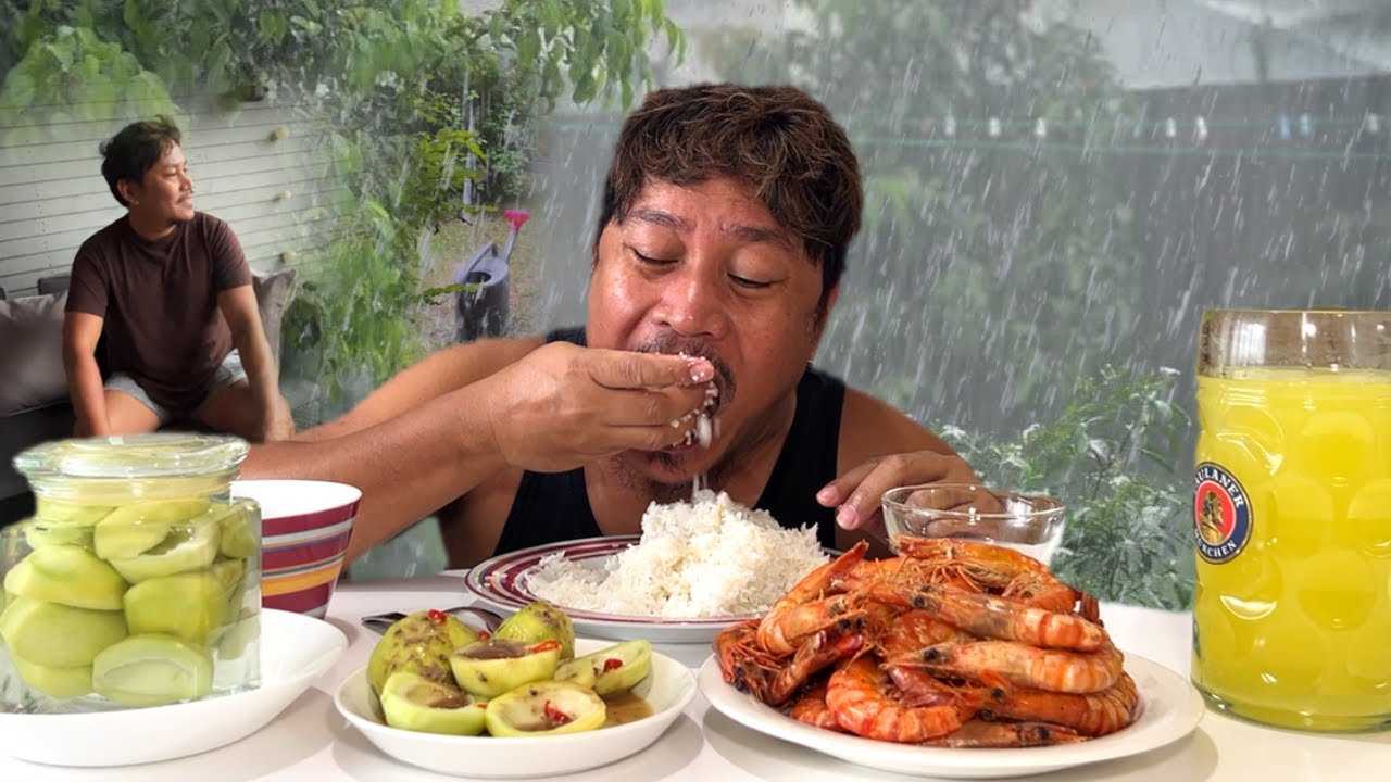 BAGYO! SUGPO! MANGGA AT BAGOONG! Filipino Food. Mukbang. Buhay Probinsya.