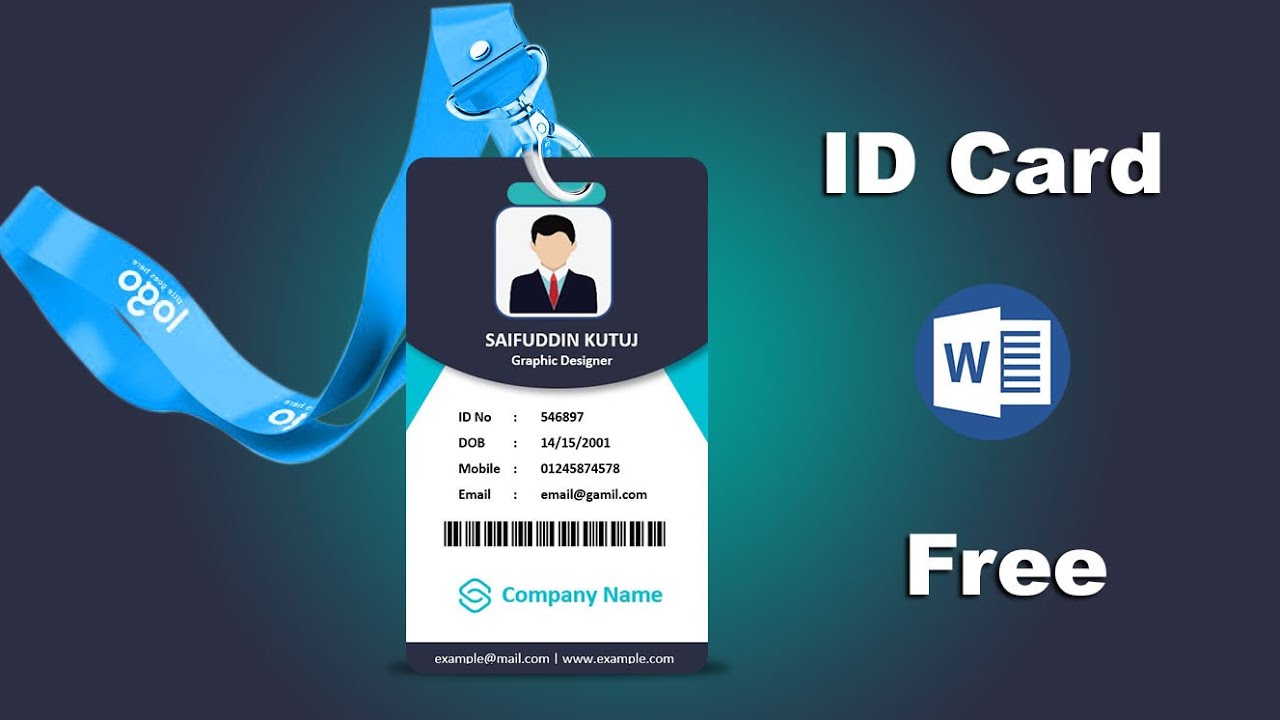 How to Create an Employee ID Card Template Using Microsoft Word For Employee Card Template Word