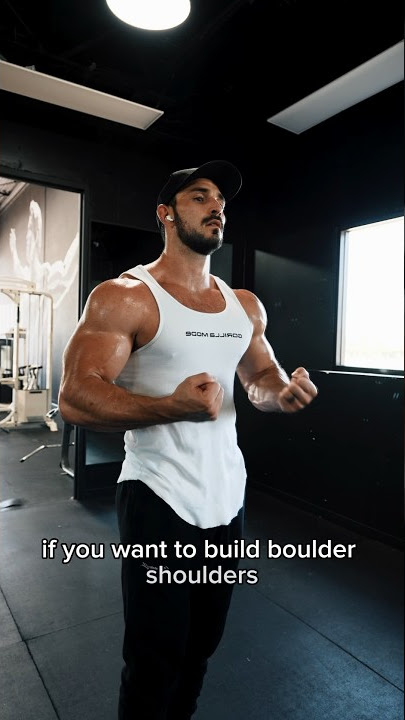 Do THIS if you want to build boulder shoulders