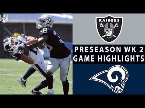 Raiders vs. Rams Highlights | NFL 2018 Preseason Week 2