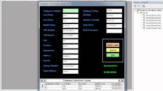 Employees Information System TOUR(part1).avi