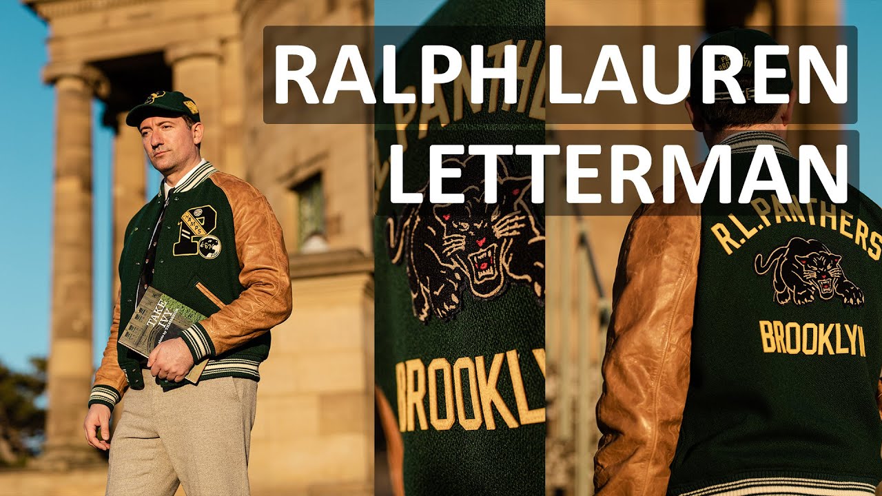 Letterman Jacket by Polo Ralph Lauren | RL Panthers Varsity Jacket | Review  - YouTube