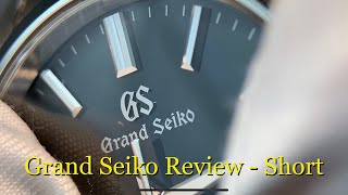 Grand Seiko Review - Short Version (SBGR317) - YouTube