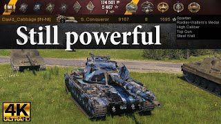 Super Conqueror video in Ultra HD 4K🔝 9k dmg still powerful, 8040 block🔝 World of Tanks ✔️