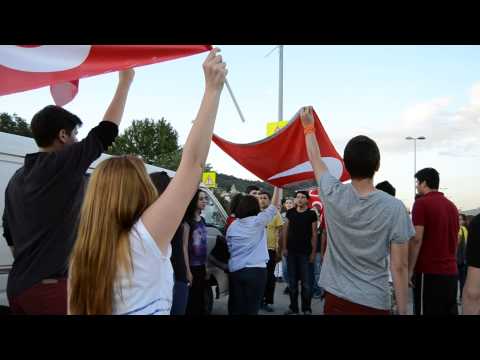 TAKSİM'DEKİ EYLEM SARIYER'E SIÇRADI