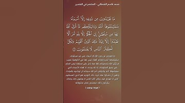 تلاوة مؤثرة من سورة يوسف - يا صاحبي السجن