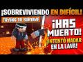 Mi primo de 7 años intenta sobrevivir conmigo en Minecraft
