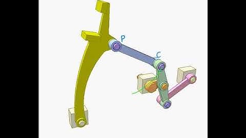 Design and concept of Six bar linkage of long output dwell480p | Mechanism | Engineering Concepts