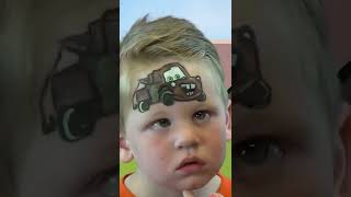 Mater from Cars Face Paint For Kids | We Love Face Paint #shorts