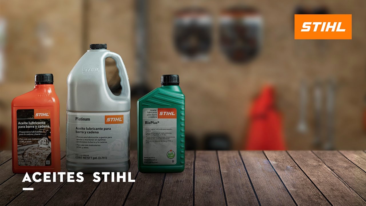 Aceites STIHL - YouTube
