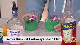 Summer Drinks at Castaways Beach Club