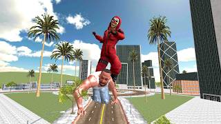 GIANT FRANKLIN FIGHT RED CRIMINAL 😱 | INDIAN BIKE DRIVING 3D SECRET BUTTON | INDIAN BIKE DRIVING | screenshot 5