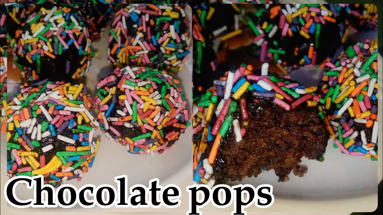 Best treat for kids Chocolate cake pops recipe YouTube