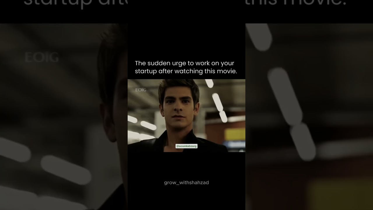 This is where it all started. 🙏The Social Network is literally a masterpiece.