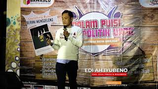 Download Lagu Edi AH Iyubenu (CEO. Basabasi \u0026 DivaPress) Sedang Baca Puisi MP3