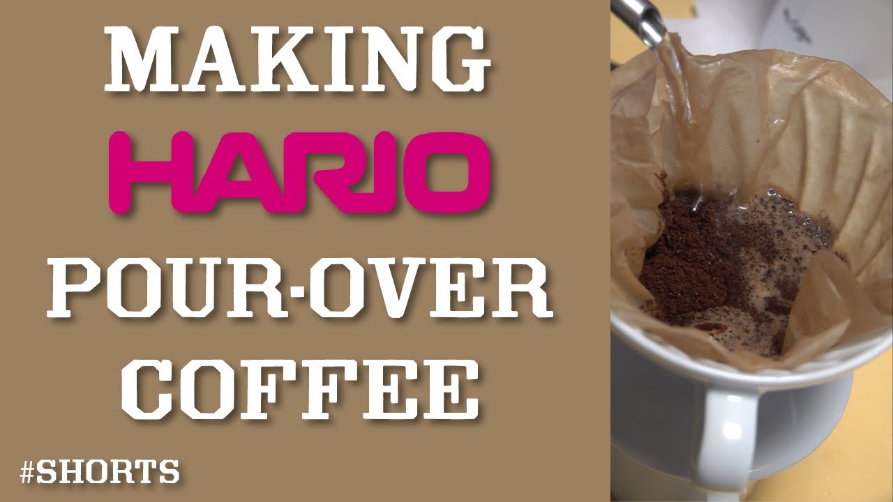 Making Hario Pour Over Coffee - montage