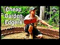Making A Flower Garden from Cheap Edger Block