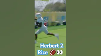 Justin Herbert's Incredible TD Pass to Brenden Rice | BOLT BROS | LA Chargers #nfl #football thumbnail
