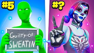 25 SWEATIEST Fortnite Skins by Fortnite Clips 152,041 views 10 months ago 8 minutes, 3 seconds