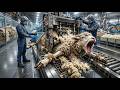 Making Wool Fabric in a Modern Factory Full Industrial Production Process