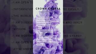 Crown Chakra - Activate your crown Chakra with Affirmations