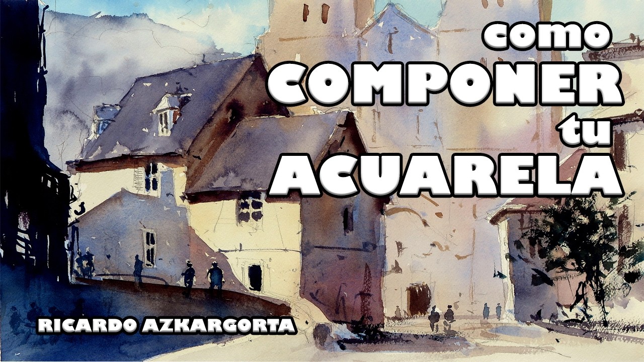 COMPONER UNA ACUARELA, SEPARAR PLANOS Y CREAR PROFUNDIDAD. (pdf tutorial gratis en la descripción)