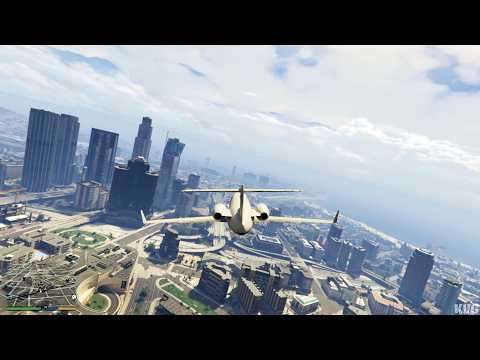 Grand Theft Auto 5 Enhanced - Buckingham Miljet - Gameplay (PC UHD) [4K60FPS]