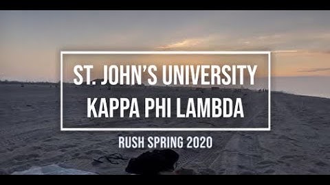 SJU Kappa Phi Lambda | Spring 2020 Rush