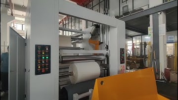 Jumbo Paper Roll Slitter Rewinding Machine For Hot Stamp Paper Bags Processing