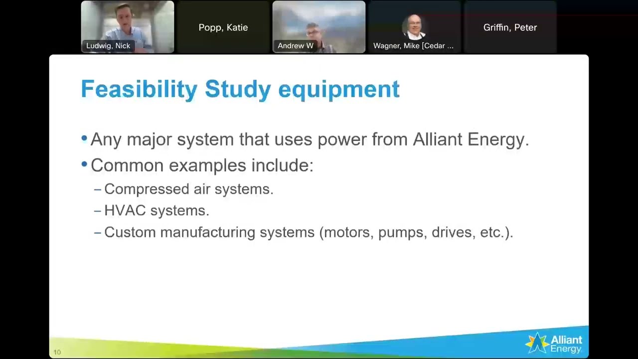 Feasibility and retro-commissioning studies webinar   Alliant Energy