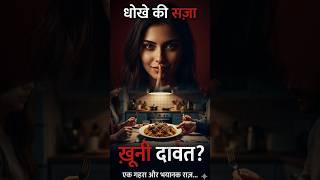 Gaddar Premi aur Khooni Daawat 🩸🤫#shorts #horrorstories #storyexplained #explainflix