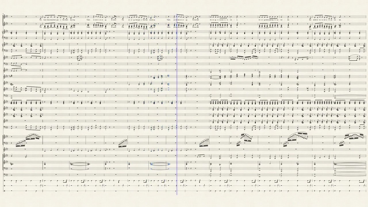 Kinetic and Potential Energy | Tom Glazer and Dottie Evans Cover | Sheet Music Video