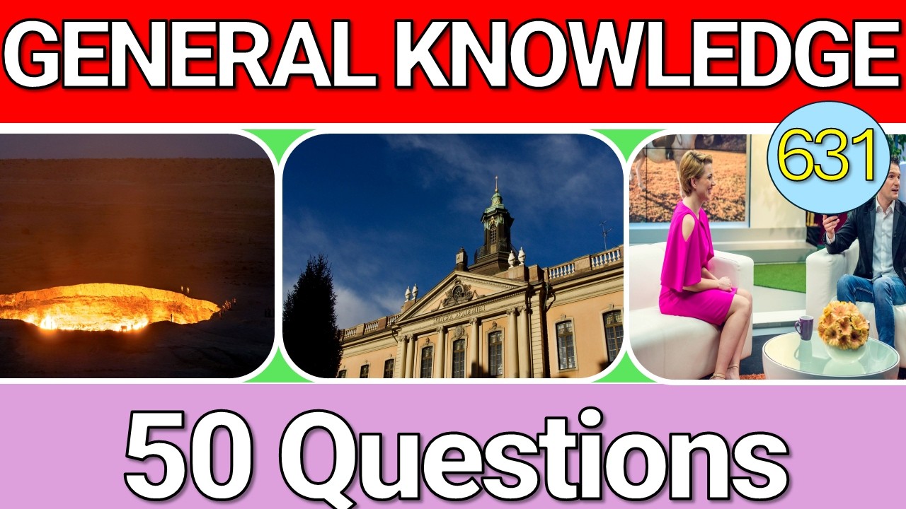 Только 10% смогут пройти этот тест из 50 вопросов по общим знаниям! 🧠🔥 #631
