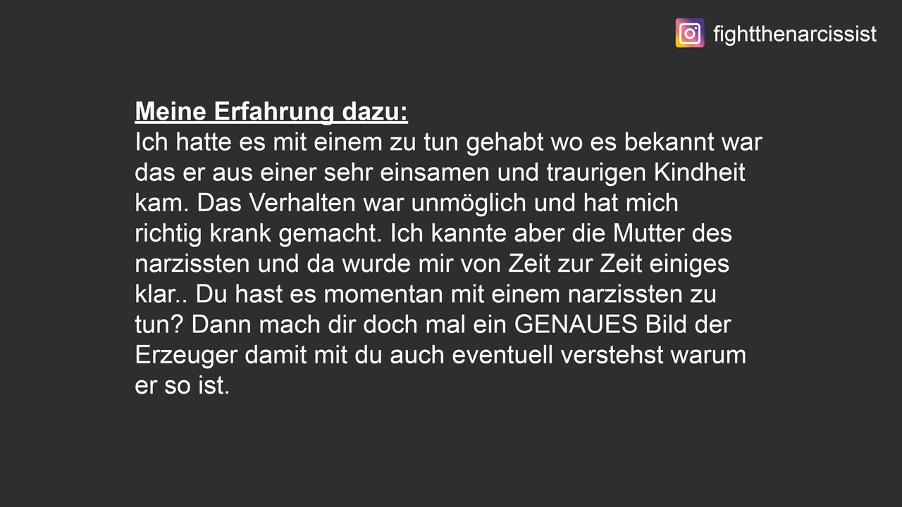 Wird Man Als Narzisst Geboren www.youtube.com