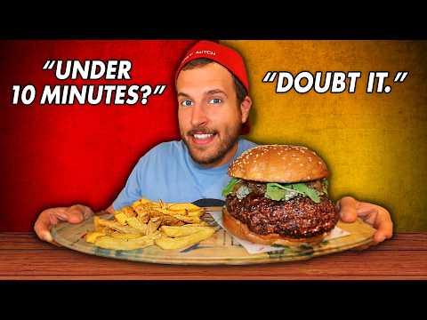 Attempting to Finish This Spanish Burger Challenge in 10 Minutes