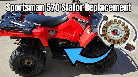 How To diagnose and Replace Stator On Polaris Sportsman Ranger 570 | Not Charging