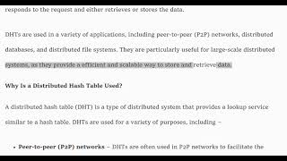 Hash Tables DHTs | Hash Tables explained